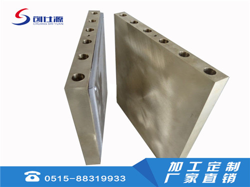 空心风冷水冷铸铜加热板  外置加热棒