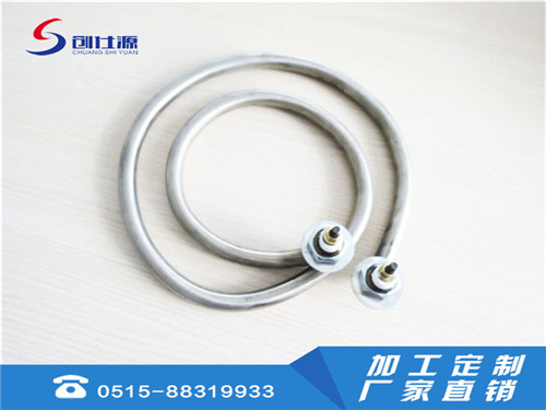 双圆型加热管
