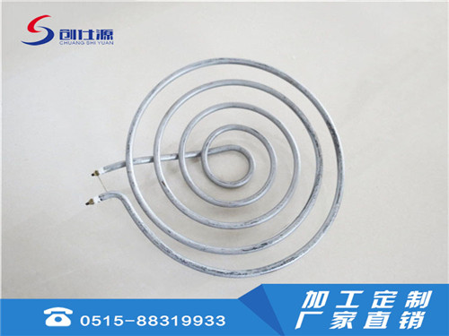 蚊香状异型加热管